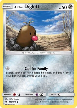Alolan Diglett 122/214 - Lost Thunder Reverse Holofoil - Poke-Collect