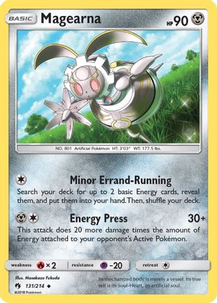 Magearna 131/214 - SM  Lost Thunder Reverse Holofoil - Poke-Collect