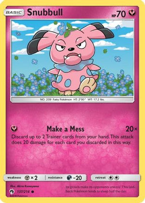 Snubbull 137/214 - Lost Thunder - Poke-Collect