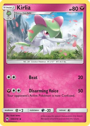 Kirlia 140/214 - SM  Lost Thunder - Poke-Collect