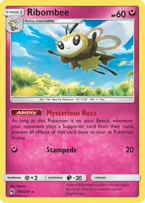 Ribombee 146/214 - Lost Thunder Reverse Holofoil - Poke-Collect