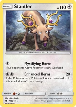 Stantler 156/214 - Lost Thunder Reverse Holofoil - Poke-Collect