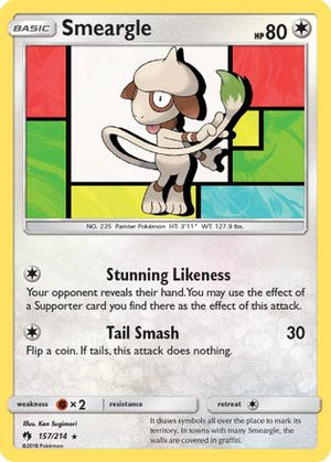 Smeargle 157/214 - Lost Thunder - Poke-Collect
