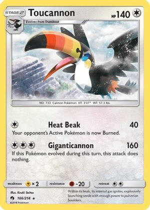 Toucannon 166/214 - Lost Thunder - Poke-Collect