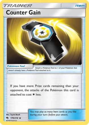 Counter Gain 170/214 - SM  Lost Thunder Reverse Holofoil - Poke-Collect