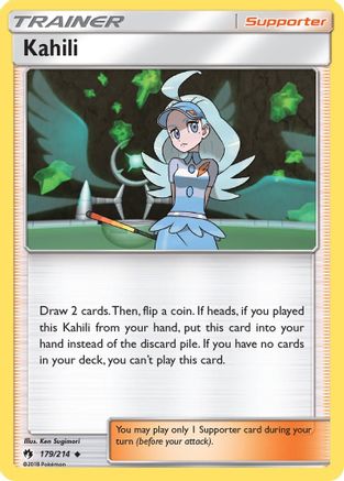 Kahili 179/214 - SM  Lost Thunder Reverse Holofoil - Poke-Collect