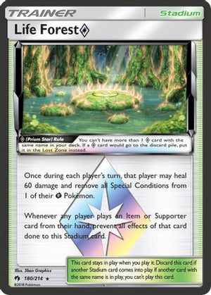 Life Forest ◇ 180/214 - Lost Thunder Holofoil - Poke-Collect