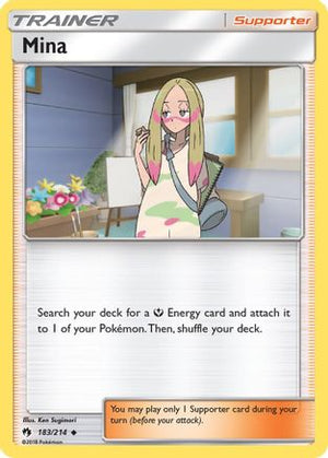 Mina 183/214 - Lost Thunder Reverse Holofoil - Poke-Collect