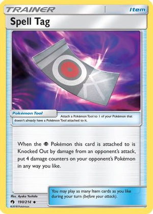 Spell Tag 190/214 - Lost Thunder Reverse Holofoil - Poke-Collect