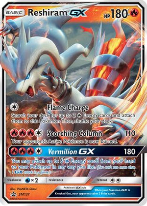 Reshiram-GX SM137/248 - SM Black Star Promos Holofoil - Poke-Collect