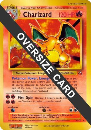 Charizard - 4/102 (CoroCoro Promo) 4 - Jumbo Cards Holofoil - Poke-Collect