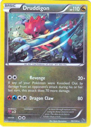 Druddigon - 70/106(Cosmos Holo) 70 - Blister Exclusives Holofoil - Poke-Collect