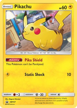 Pikachu - SM157 SM157/248 - SM Promos Holofoil - Poke-Collect