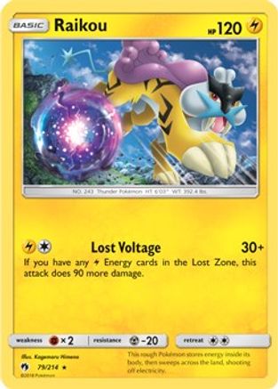 Raikou - 79/214 (SM Lost Thunder) 79 - Deck Exclusives Holofoil - Poke-Collect