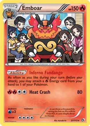 Emboar - 27/113 (Legendary Treasures) 27 - Deck Exclusives - Poke-Collect