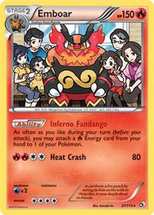 Emboar - 27/113 (Legendary Treasures) 27 - Deck Exclusives - Poke-Collect