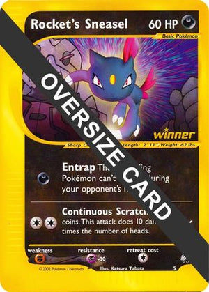 Rocket's Sneasel - 5 5 - Jumbo Cards - Poke-Collect