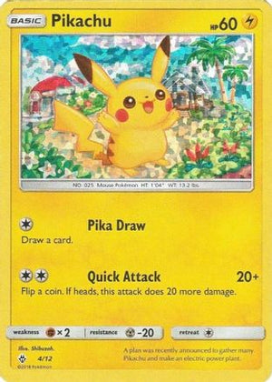 Pikachu 4/12 - McDonalds Collection 2018 Holofoil - Poke-Collect