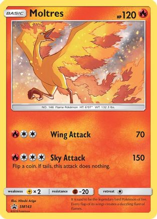 Moltres SM143/248 - SM Black Star Promos Holofoil - Poke-Collect