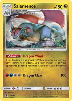 Salamence SM140/248 - SM Black Star Promos Holofoil - Poke-Collect