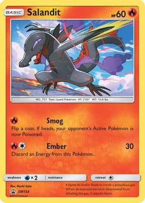 Salandit SM154/248 - SM Black Star Promos Holofoil - Poke-Collect