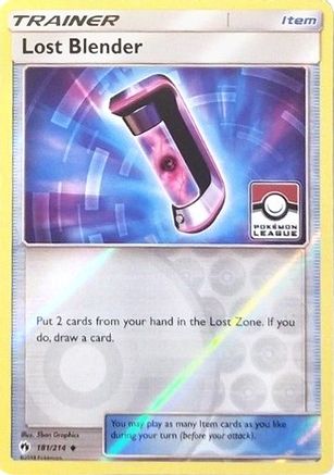 Lost Blender - 181/214 (Pokemon League) 181 - League & Championship Cards Reverse Holofoil - Poke-Collect
