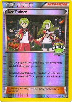 Ace Trainer (International Challenge) 69 - League & Championship Cards Reverse Holofoil