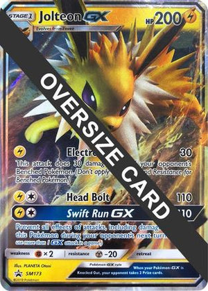 Jolteon GX - SM173 (SM Black Star Promo) SM173 - Jumbo Cards Holofoil - Poke-Collect
