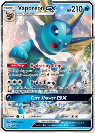 Vaporeon-GX SM172/248 - SM Black Star Promos Holofoil - Poke-Collect