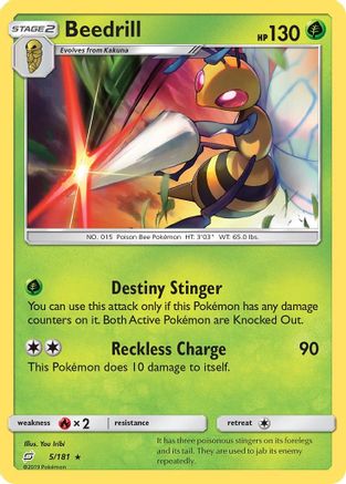 Beedrill 5/181 - SM  Team Up - Poke-Collect