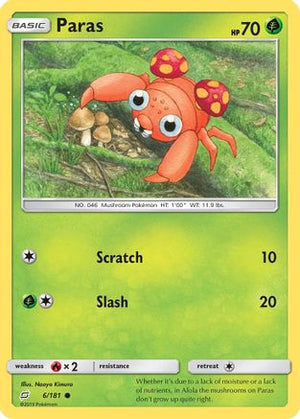 Paras 6/181 - Team Up - Poke-Collect