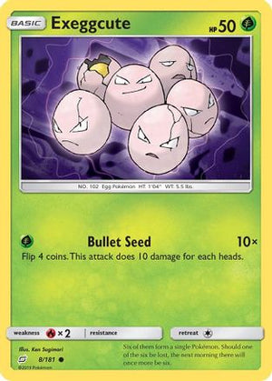 Exeggcute 8/181 - SM  Team Up Reverse Holofoil - Poke-Collect