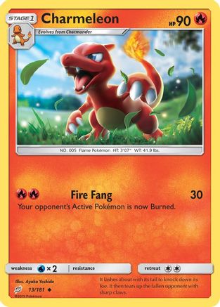 Charmeleon 13/181 - SM  Team Up Reverse Holofoil - Poke-Collect