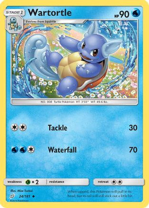 Wartortle 24/181 - Team Up Reverse Holofoil