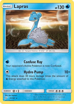 Lapras 31/181 - Team Up - Poke-Collect
