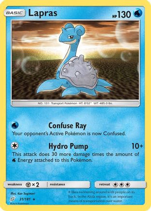Lapras 31/181 - Team Up Reverse Holofoil - Poke-Collect