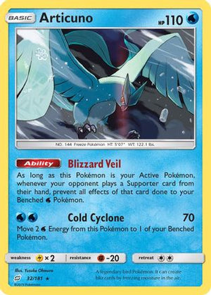 Articuno 32/181 - Team Up Holofoil - Poke-Collect