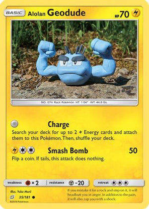 Alolan Geodude 35/181 - Team Up - Poke-Collect