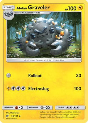 Alolan Graveler 36/181 - Team Up - Poke-Collect