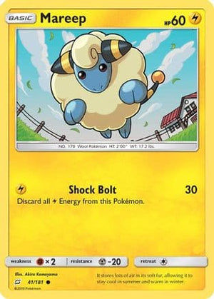 Mareep 41/181 - Team Up Reverse Holofoil - Poke-Collect