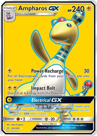 Ampharos-GX 163/181 - Team Up Holofoil - Poke-Collect