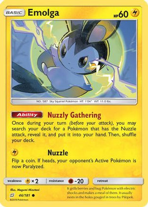 Emolga 46/181 - Team Up Reverse Holofoil - Poke-Collect