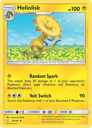 Heliolisk 50/181 - SM  Team Up - Poke-Collect