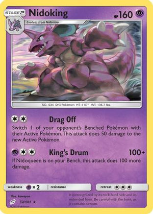 Nidoking 59/181 - Team Up - Poke-Collect