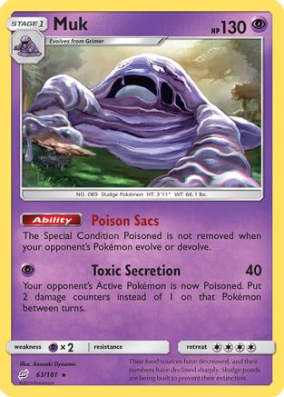 Muk 63/181 - SM  Team Up - Poke-Collect