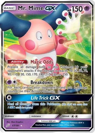 Mr. Mime-GX 67/181 - Team Up Holofoil - Poke-Collect