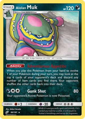 Alolan Muk 84/181 - SM  Team Up