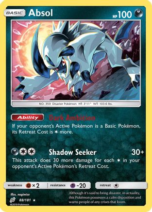 Absol 88/181 - SM  Team Up Holofoil - Poke-Collect