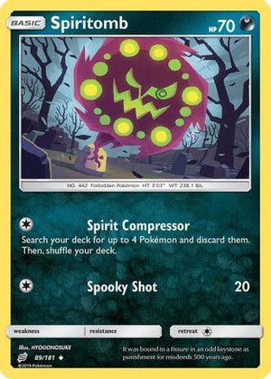 Spiritomb 89/181 - Team Up Reverse Holofoil - Poke-Collect