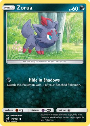 Zorua 90/181 - Team Up - Poke-Collect